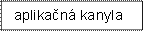 aplikačná kanyla