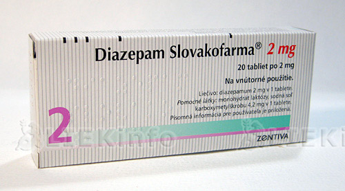 DIAZEPAM SLOVAKOFARMA 2 MG tbl 20x2 mg (blis.PVC/Al)