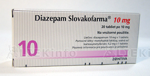 DIAZEPAM SLOVAKOFARMA 10 MG tbl 20x10 mg (blis.PVC/Al)