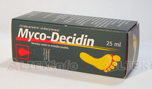 MYCO-DECIDIN sol der 1x25 ml (fľ.skl.hnedá)