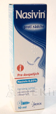 NASIVIN 0,05 % aer nao 1x10 ml (fľ.skl.hnedá)