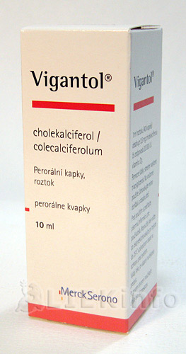 VIGANTOL gtt por 1x10 ml/5 mg (fľ.skl.hnedá)