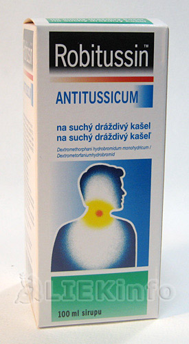 ROBITUSSIN ANTITUSSICUM NA SUCHÝ DRÁŽDIVÝ KAŠEĽ 7,5 MG/5 ML SIRUP sir 1x100 ml (liek.skl.)