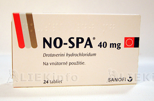 NO-SPA 40 MG tbl 24x40 mg (blis.PVC/Al)