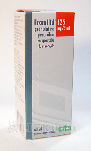 FROMILID 125 MG/5 ML gru por 1x60 ml (fľ.skl.)