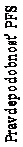 Textové pole: Pravdepodobnosť PFS