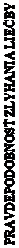 Text Box: PRAVDEPODOBNOSŤ ZLYHANIA LIEČBY